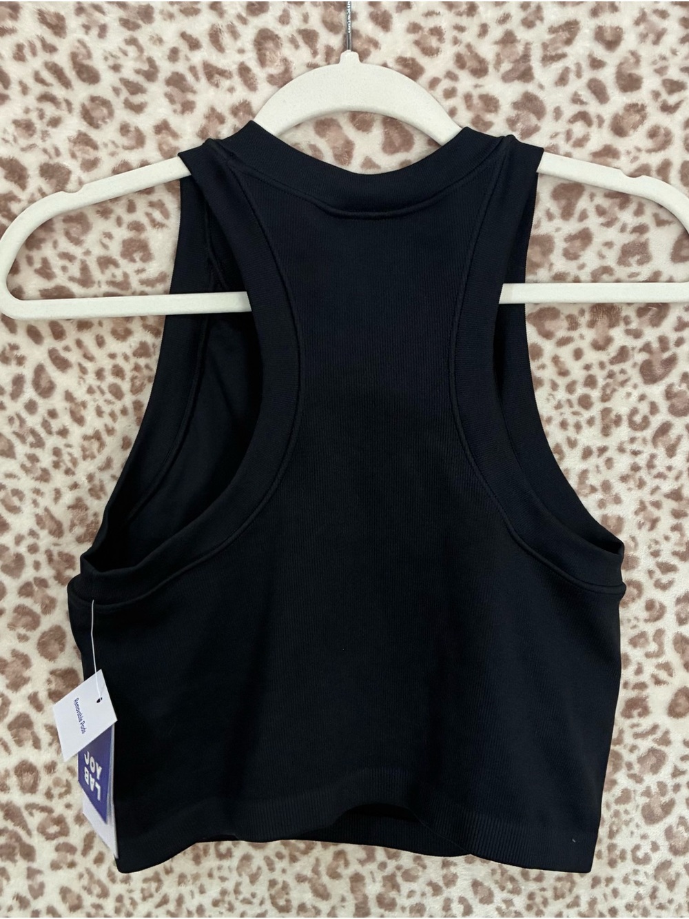 JoyLab Ribbed Cropped Tank Top - Picture 2 of 6